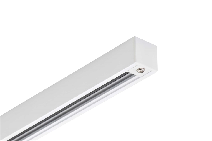 DESIGNLINE Skinne 1,9 meter 1F 230V hvid Hvid