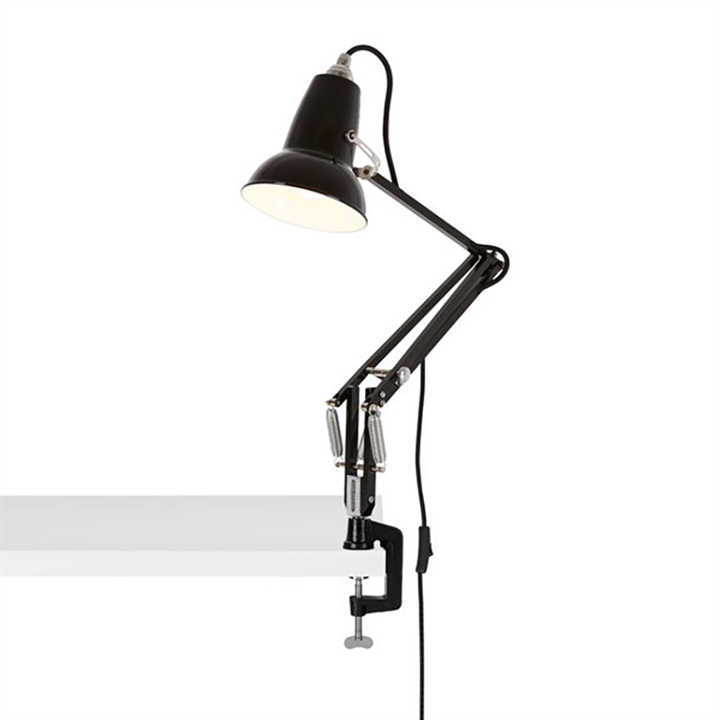 Original 1227 Mini lampe m/bordklemme, sort Sort