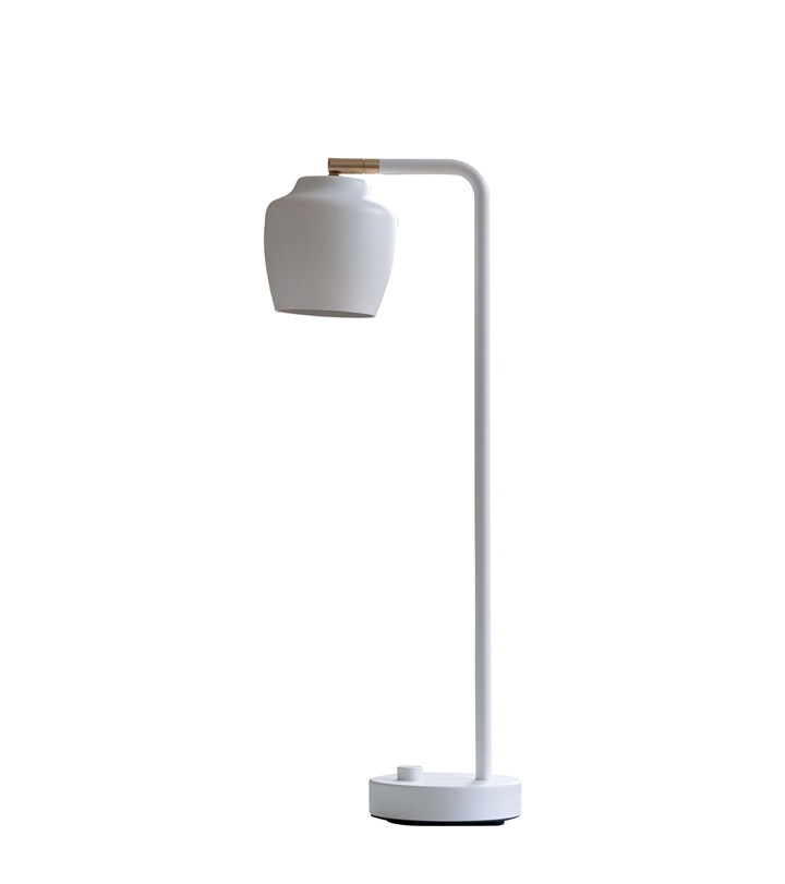 Nola bordlampe, hvid Hvid