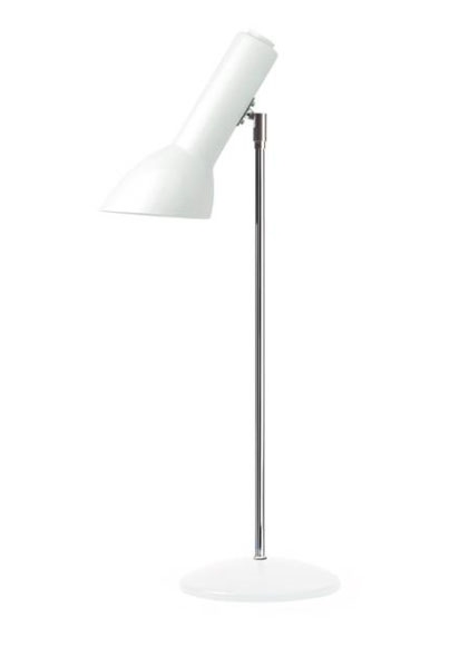 Oblique Bordlampe, hvid blank Hvid