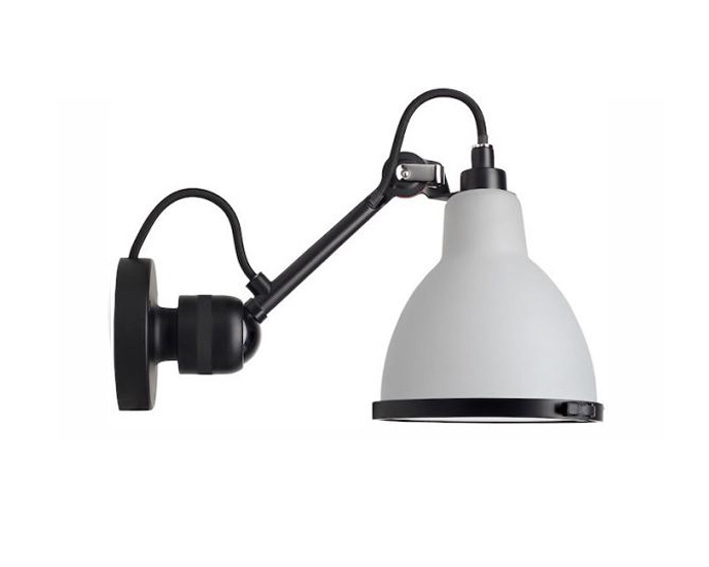 Udstillingslampe: Lampe Gras No 304 Væglampe Badeværelse, sort/polycarbonat Sort