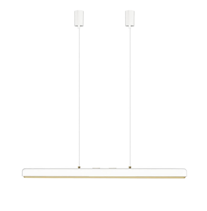Hazel Branch 100 pendel, hvid/messing Hvid