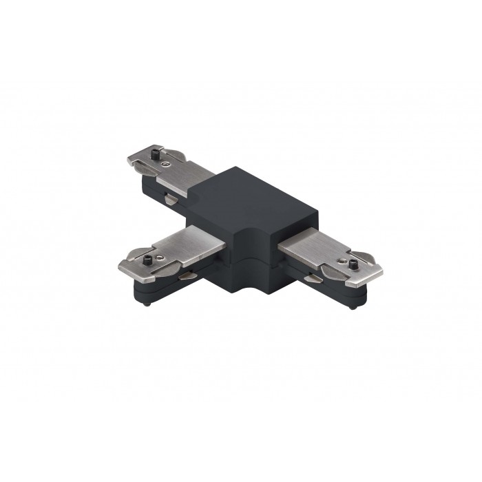DESIGNLINE T-Connector 1F 230V sort Sort