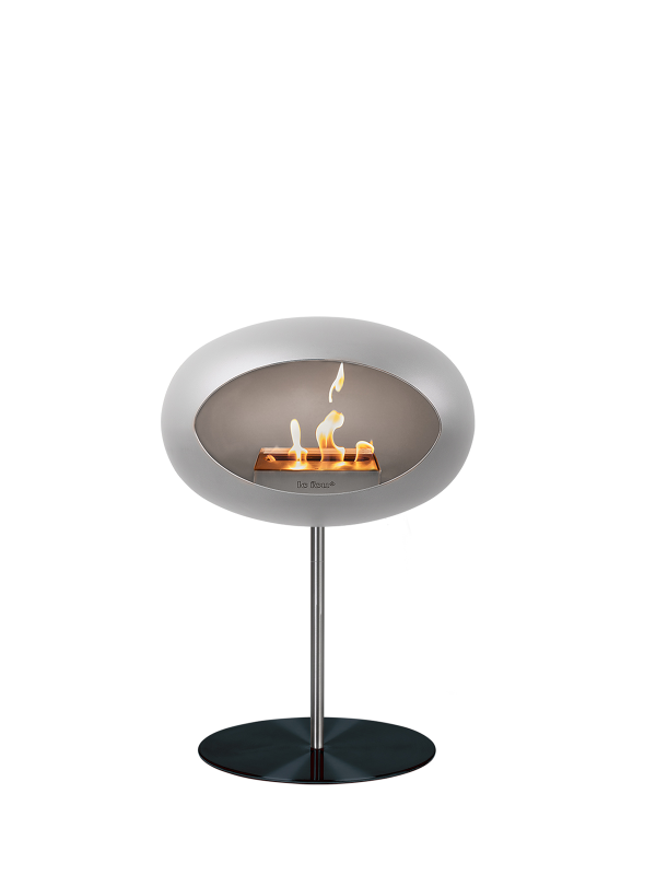 Biopejs  i Nikkel - Ground Steel Low - Blank - Sort plade Nikkel