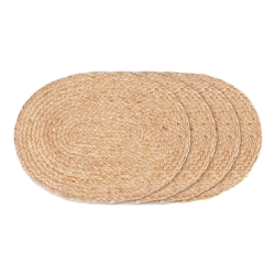 Dækkeservietter Bombay jute ovale - 4 stk