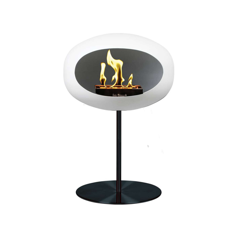 Hvid biopejs - Ground Steel Low 50cm - Sort Hvid