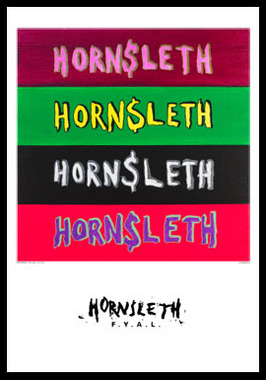 Four logos no 3 af Hornsleth, 230g Fine Art papir, 50x70 cm