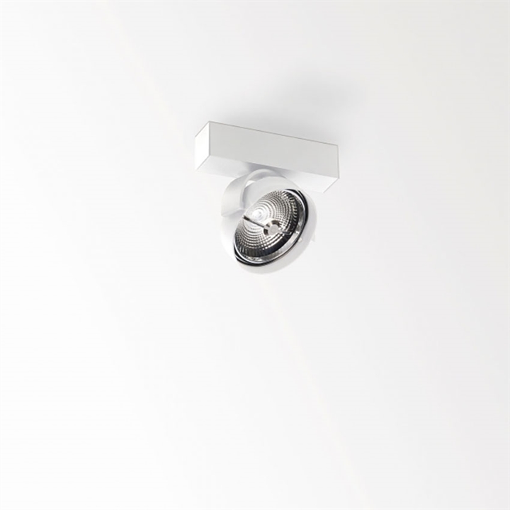 Rand 111 LED DIM8 loft spot, hvid Hvid