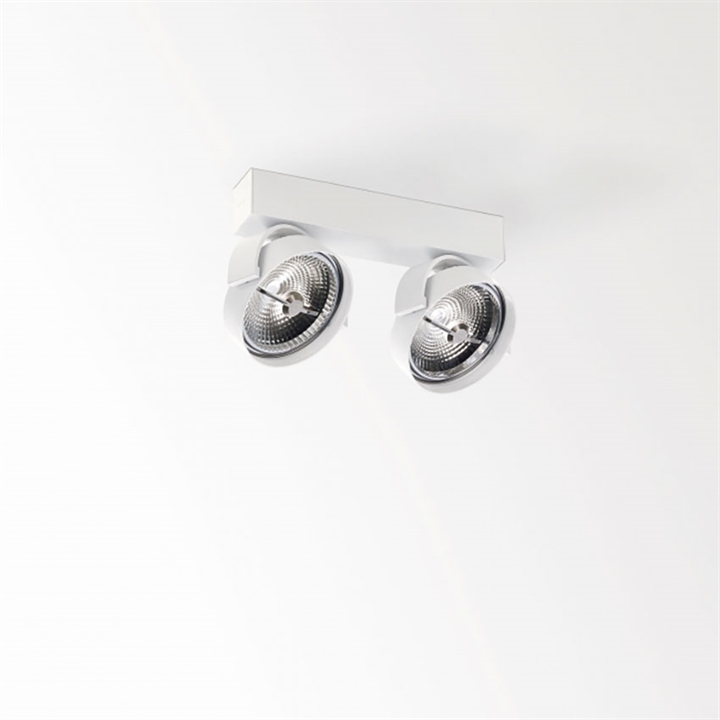 Rand 211 LED DIM8 loft spot, hvid Hvid