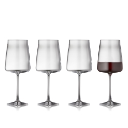Lyngby Glas - Krystal Zero Rødvinsglas - 4 stk