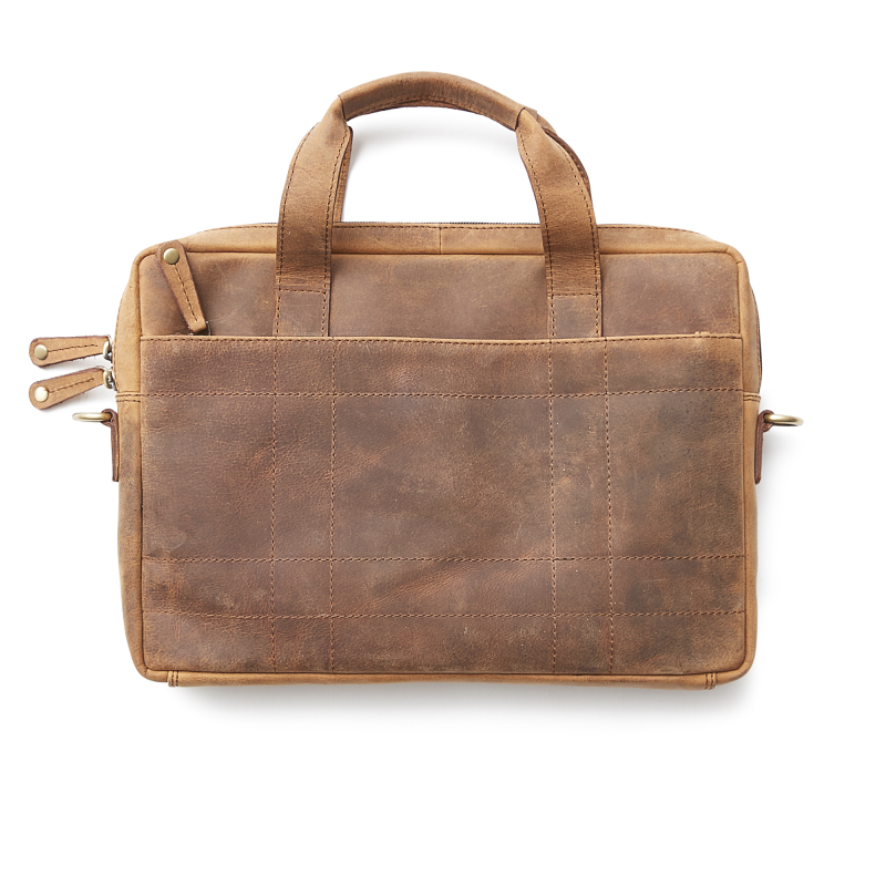 Skuldertaske  San Antonio 13" Brun
