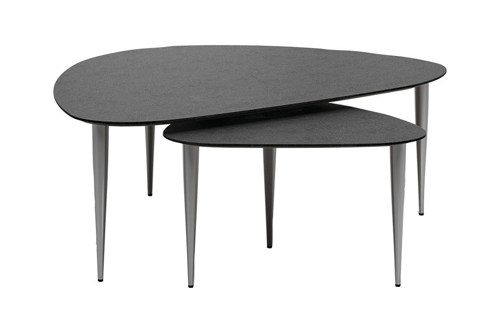 Katrine granitlook laminat sofabordssæt L101 & L67