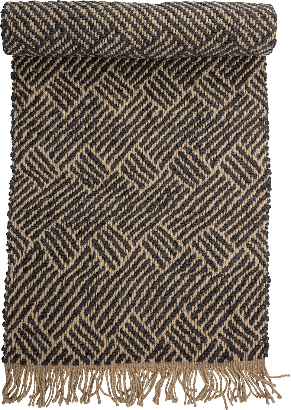 Aby, Gulvtæppe, sort, jute Sort