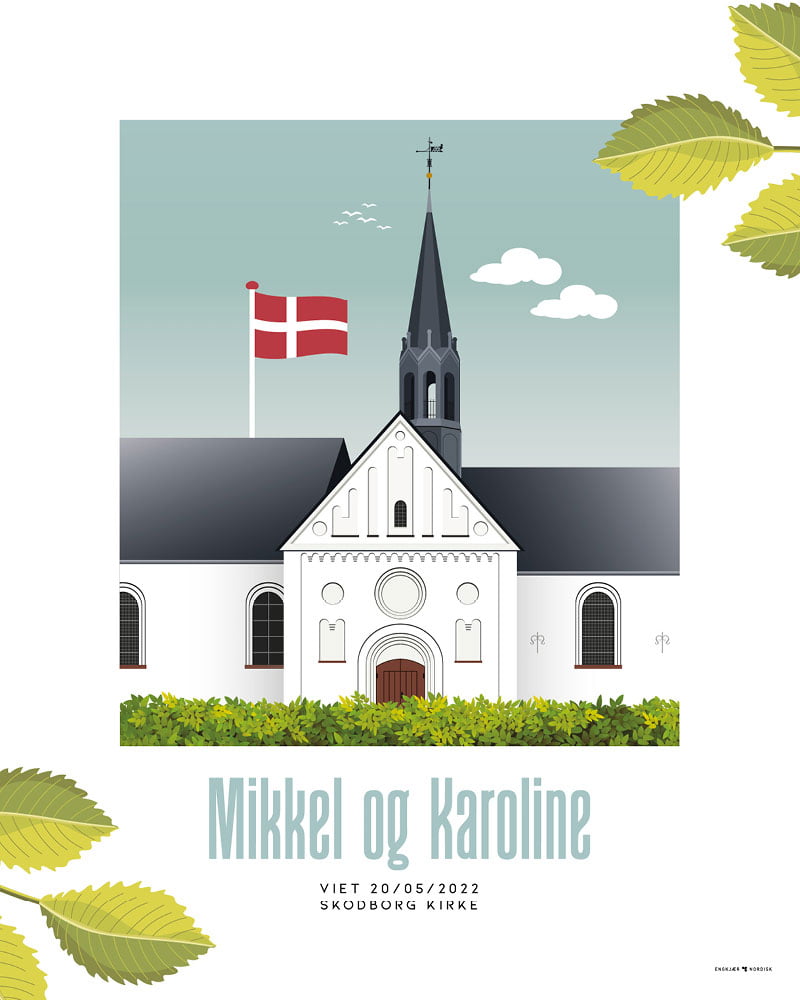 Skodborg Kirke, Personlig plakat