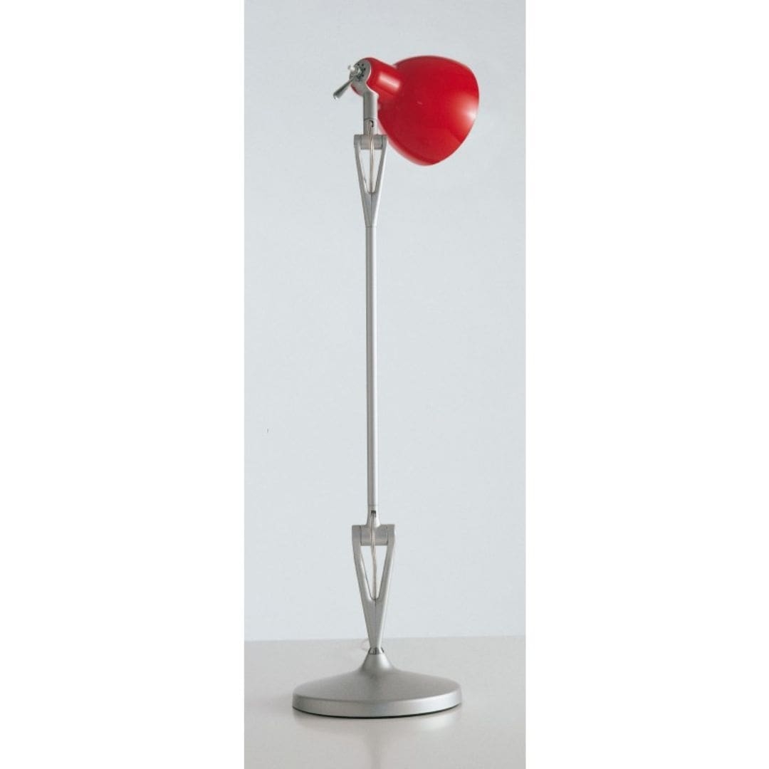 Luxy T1 Bordlampe Alu/Blank Hvid Skærm - Rotaliana Alu / Silver unisex