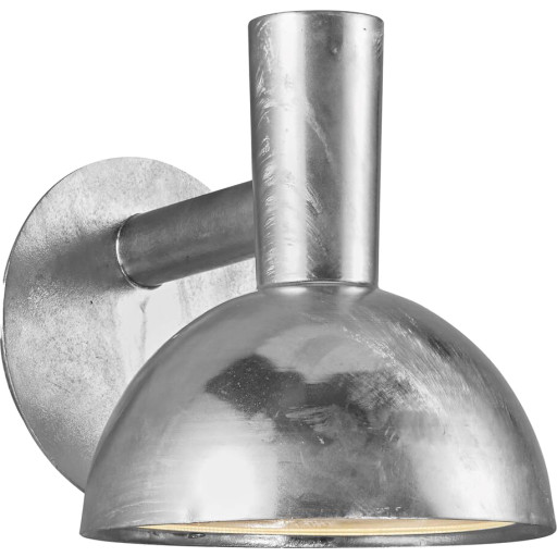 Nordlux Arki udendørs væglampe i galvaniseret stål, Ø20 cm