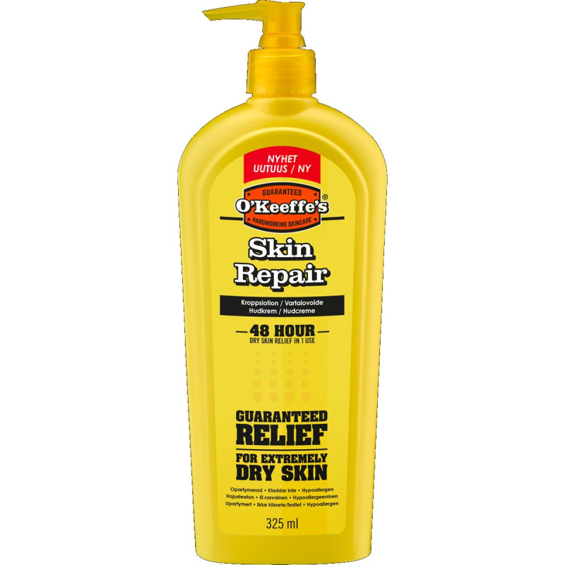 Skin Repair, Body Lotion i 325ml flaske med pumpe fra O´Keeffe´s