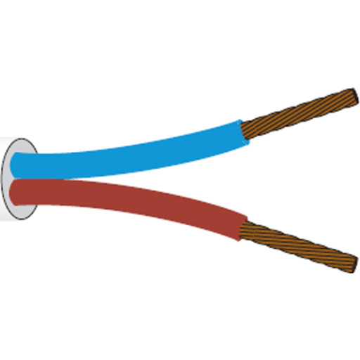 100 meter Hvid PKA 2X1 Ledning fra NKT - Fantastisk Tilbud!