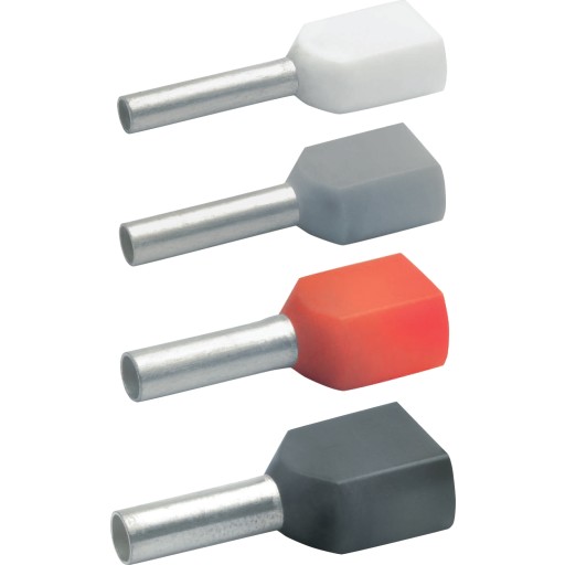 1000 stk Klauke DOBBELT TERMINALRØR 2X0,25 på tilbud