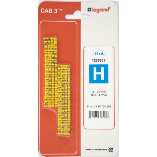 120 stk CAB3 LEDNINGSMRK 1,5-2,5 (H)