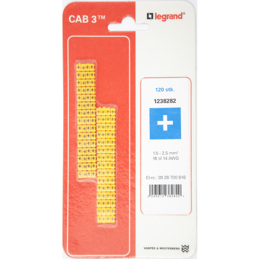 120 stk CAB3 LEDNINGSMRK 1,5-2,5 (+) på tilbud!