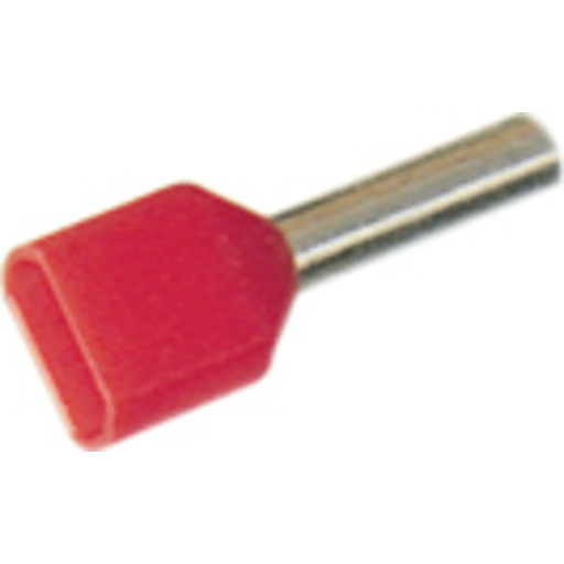 500 stk TYLLE ISOL DOBB 2X1,5MM2 RØD
