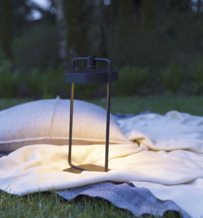 Flai lanterne / bordlampe, sort Sort