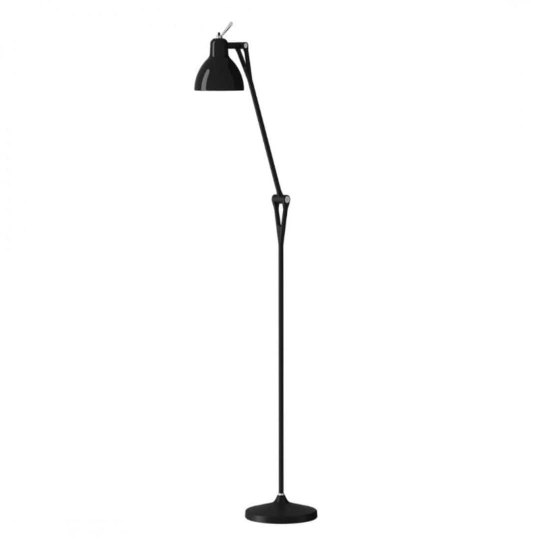 Luxy F1 Gulvlampe Mat Sort/Blank Sort Skærm - Rotaliana Sort unisex