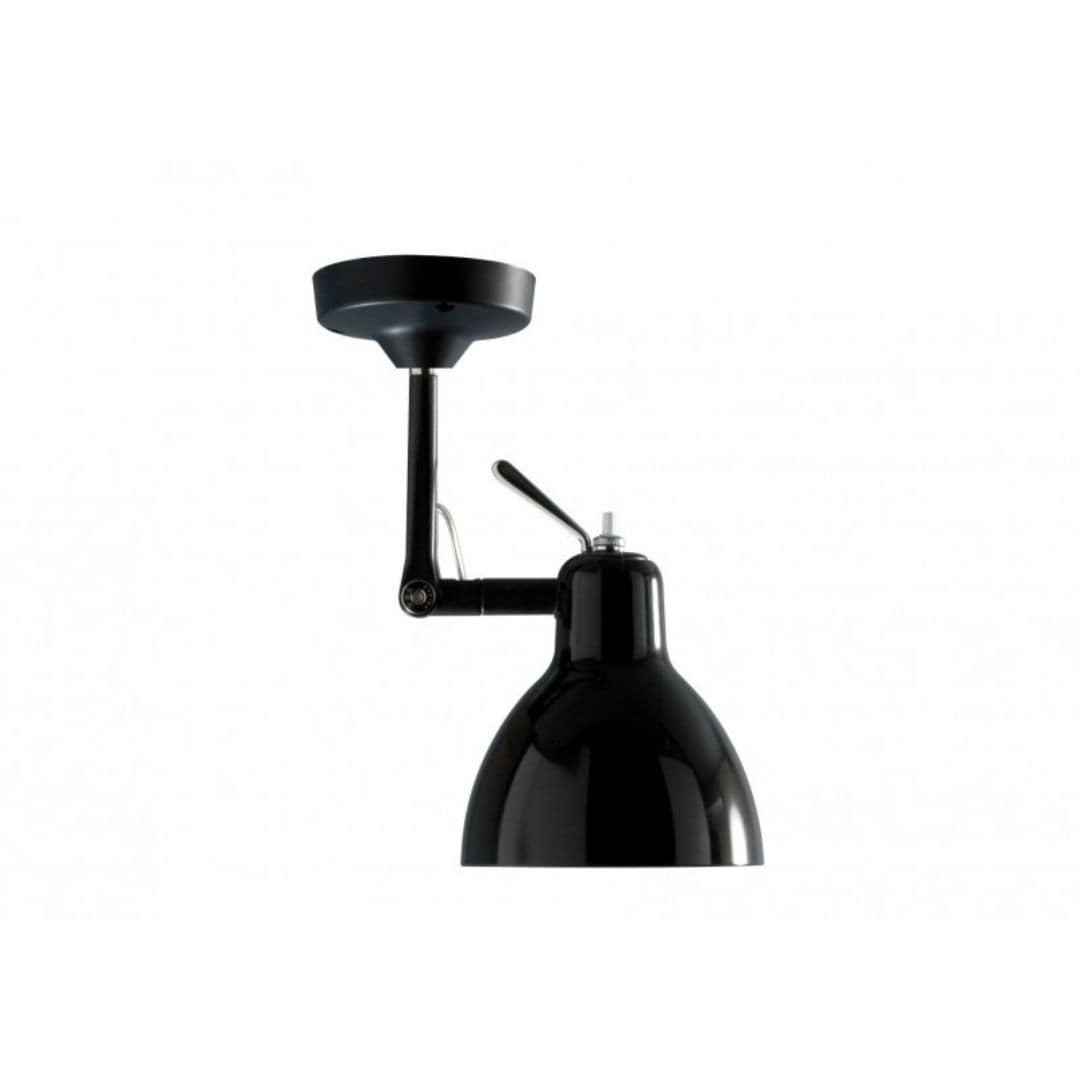 Luxy H0 Væg- og Loftlampe Mat Sort/Blank Rød Skærm - Rotaliana Sort unisex