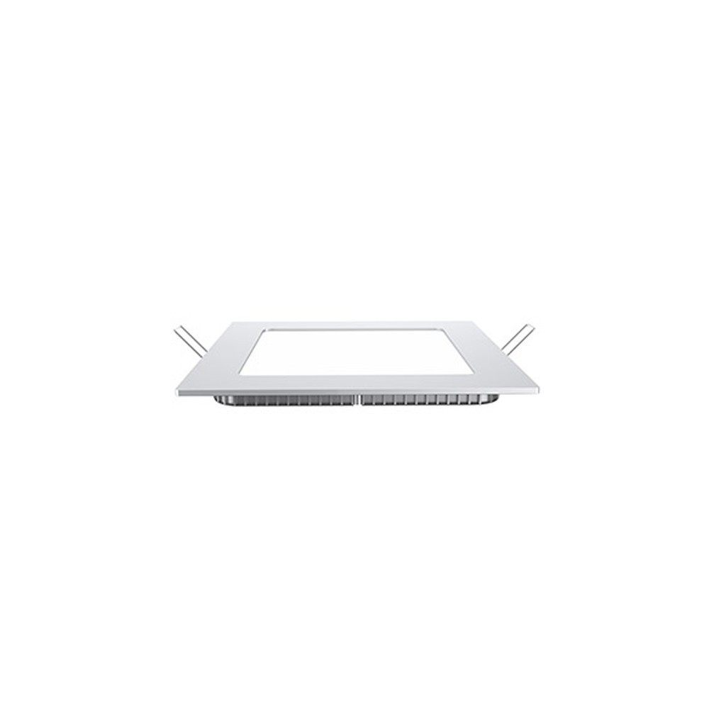 Outlet: V-Tac 15W LED indbygningspanel - Hul: 14 x 14 cm, Mål: 16 x 16 cm, uden driver - Dæmpbar : Ikke dæmpbar, Kulør : Neutral
