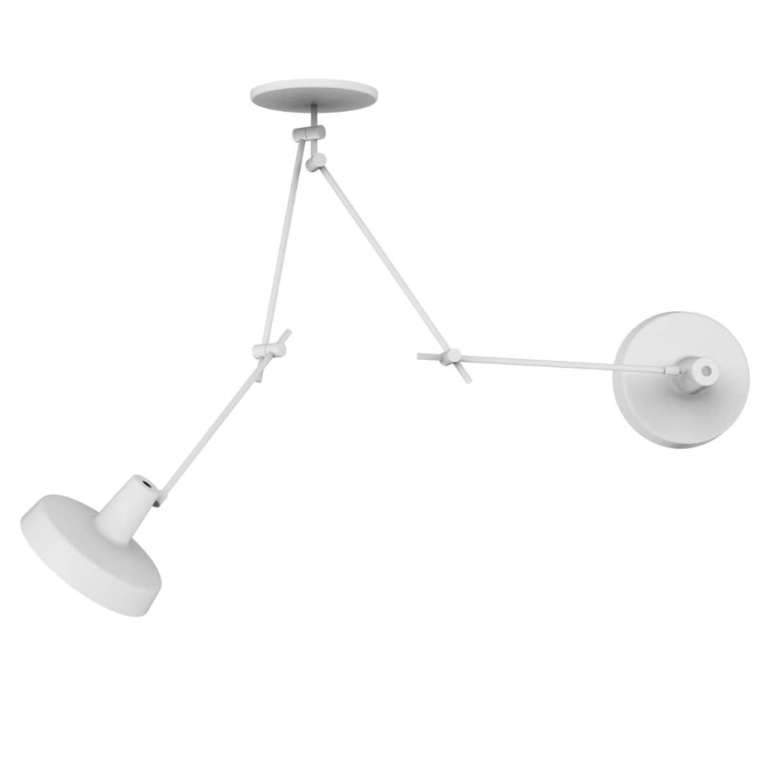 Arigato Loftlampe Dobbelt Hvid - Grupa Products Hvid unisex