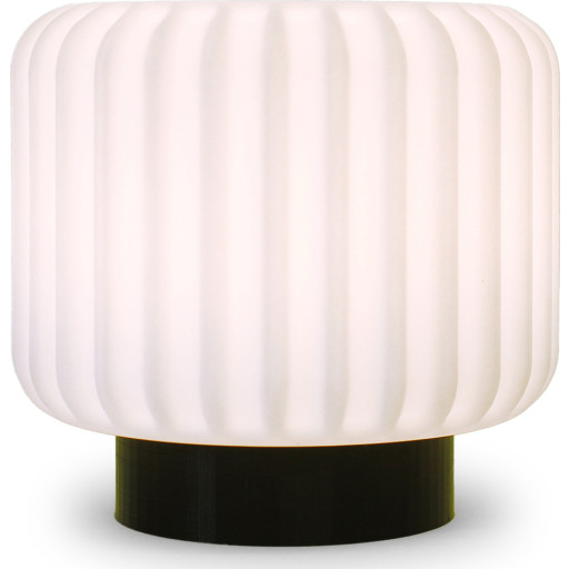 Atelier Pierre Dentelles genopladelig bordlampe, H15 cm, sort