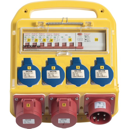 BYGGESTRØMSTAVLE 16A 3P/5P CEE - Tilbud hos LampeGuru.dk