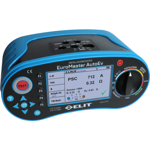 Elit EuroMaster AutoEv Installationstester med Ladestander