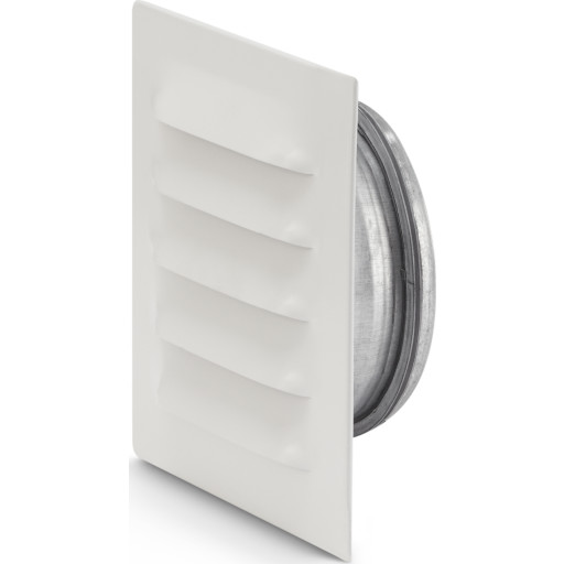 Fresh Murrist med studs Ø100 mm 145x145 mm hvid