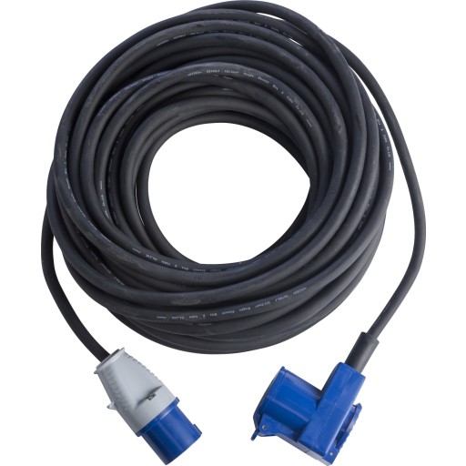 Kabelsæt / Campingkabel CEE 16A 3G2,5/CEE 16A+Schuko udtag