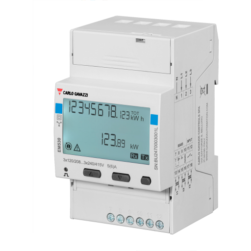Carlo Gavazzi 3F MID-C 5A TRANS MODBUS Måler på tilbud