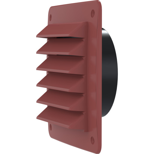 MURRIST 150 RØD M/SORT STUDS