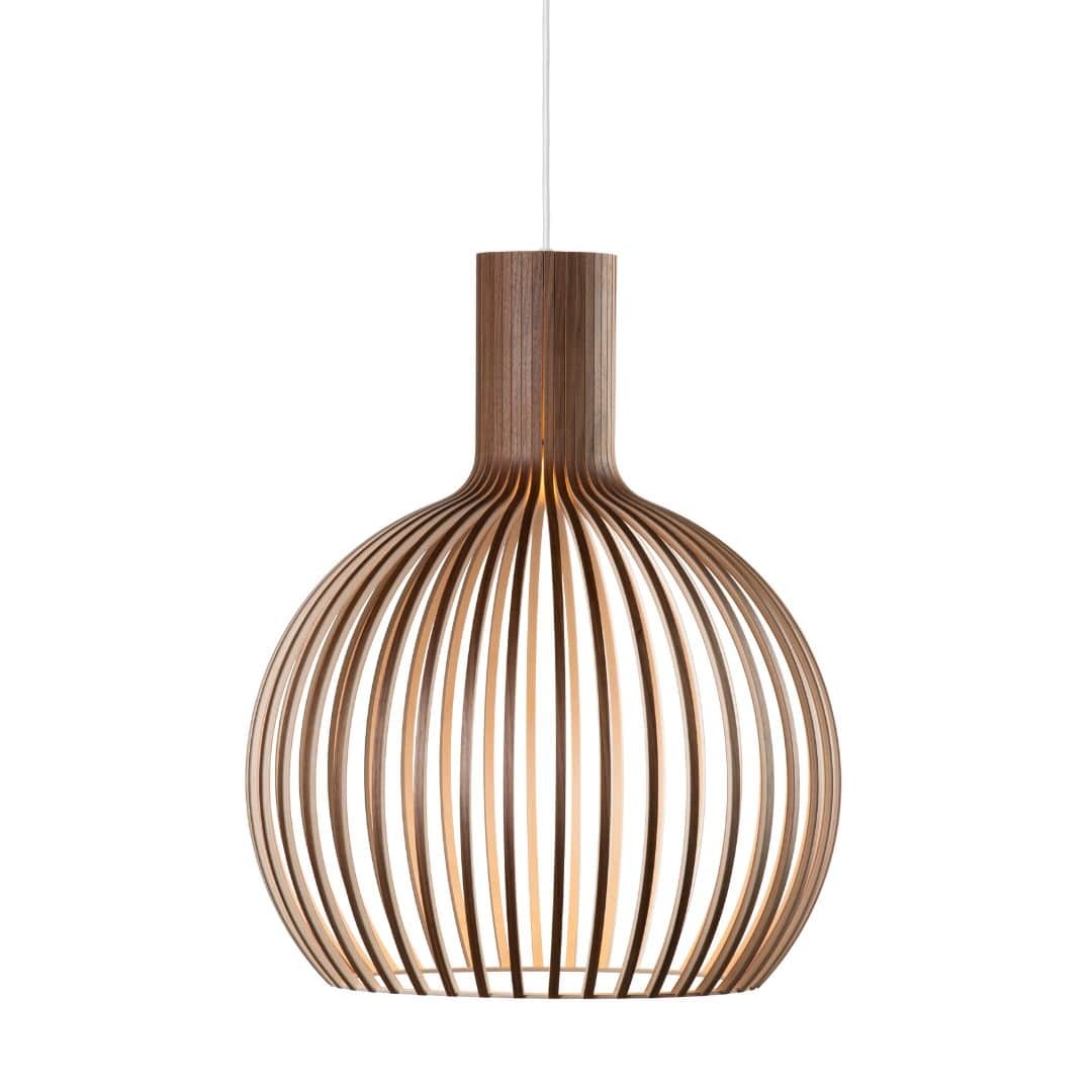 Octo 4241 Mini Pendel Valnød (1,5 m ledning) - Så længe lager haves - Secto Design Træ unisex