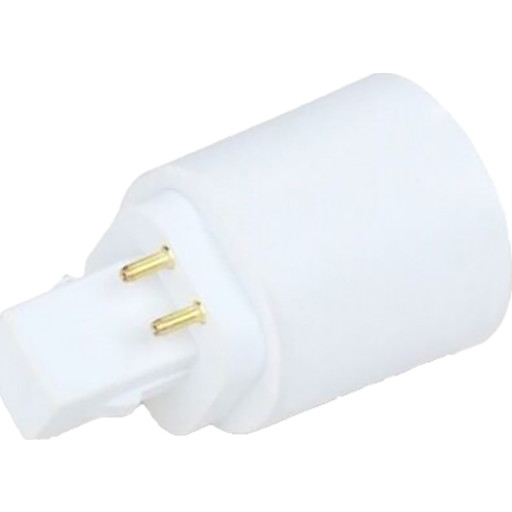 Sokkeladapter G24Q til E27 fra Ultralux - Kun 69 DKK!
