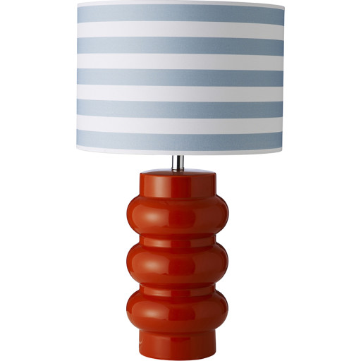 Superliving Lyon bordlampe, orange/blå