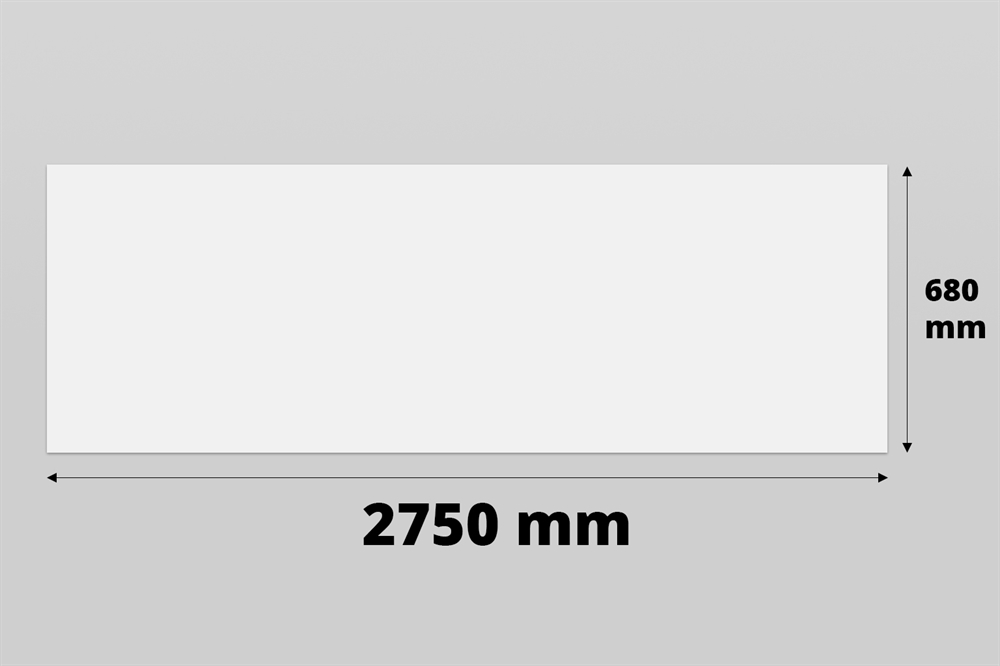 Kitchn Udvendig gavl 68 cm - Hvid