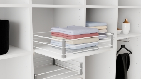 Kitchn Elan Omkredsgitter - 56,8 cm. - Hvid