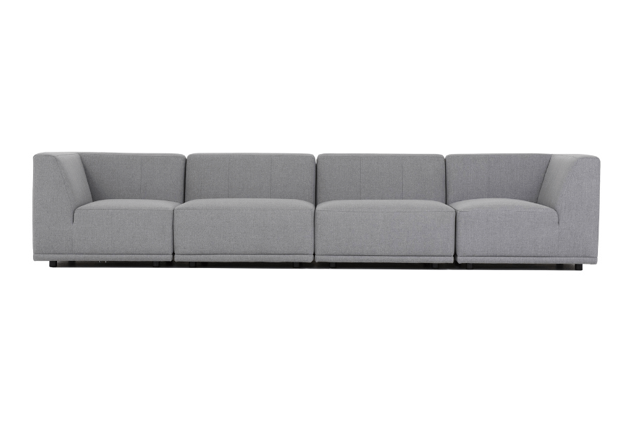 New York | 4-personers modulsofa Lysegrå