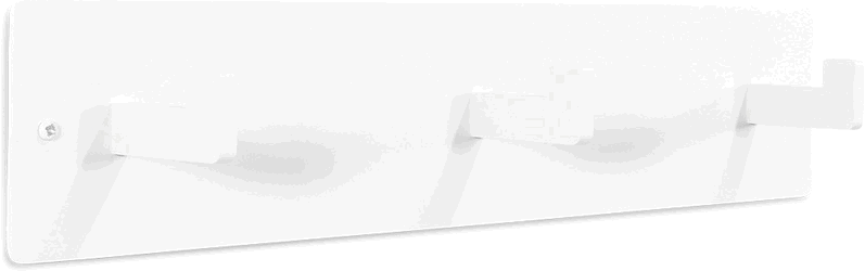 Entréknagerække Spinder Design Leatherman 3 kroge H10ÃB50ÃD7 cm hvid stål Hvid