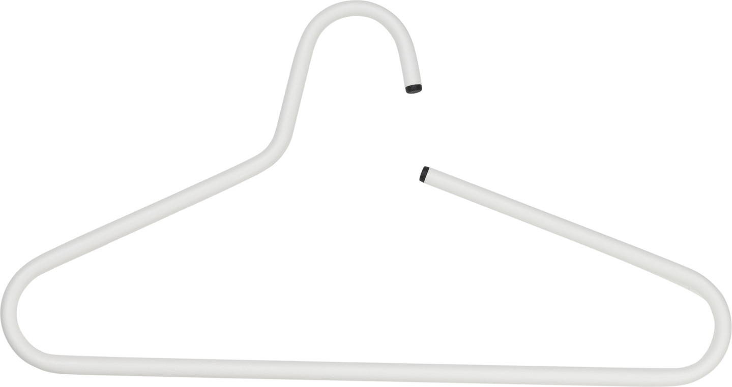 Bøjle 5-pak Spinder Design Victorie hvid pulverlakeret stål 21,5x42x1 cm minimalistisk garderobeløsning Hvid