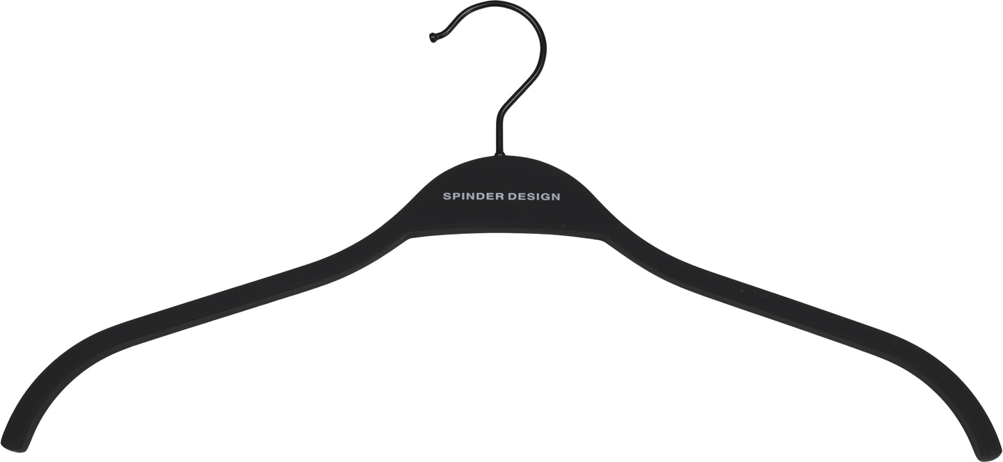 Bøjlesæt 5 stk. Spinder Design Rosa træ/gummi mat sort H21ÃB46ÃD1,6 cm Sort