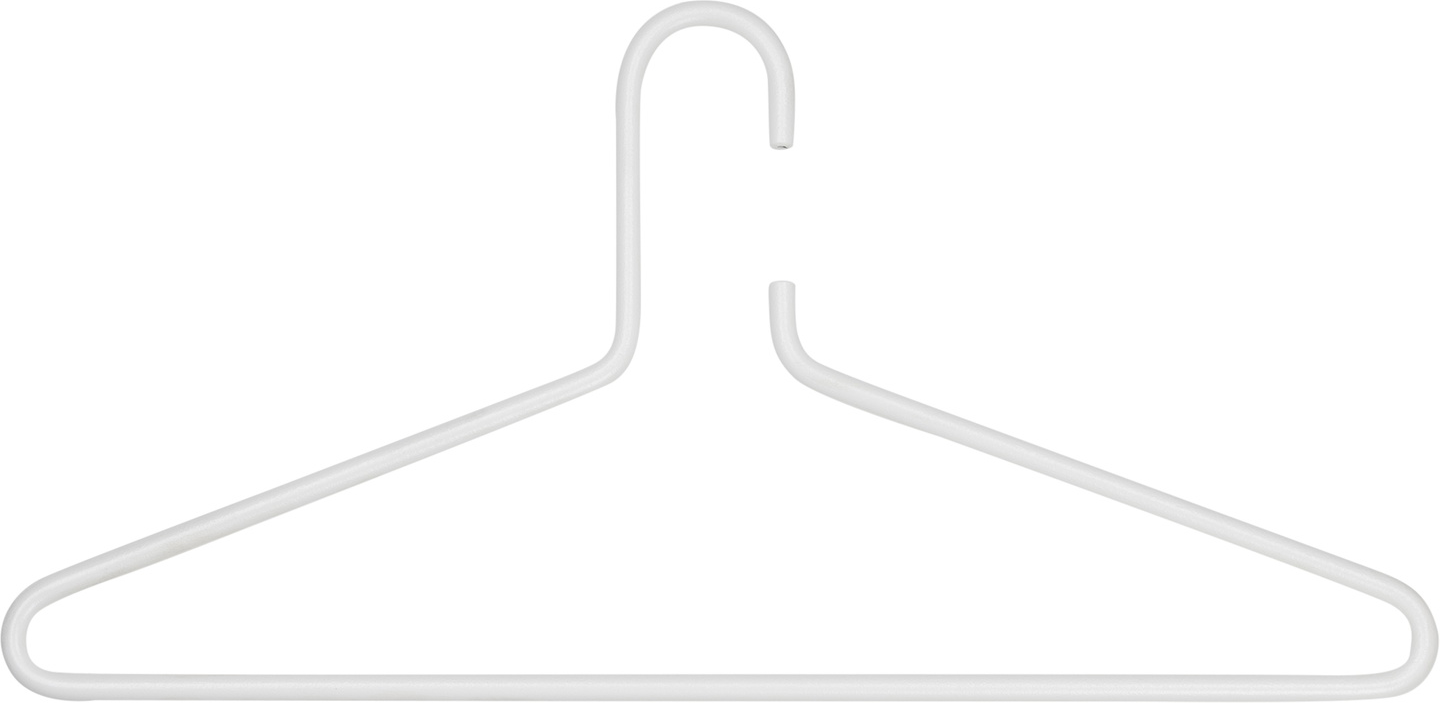 Bøjle Spinder Design Senza hvidlakeret stål pakke á 5 stk nordisk minimalistisk Hvid