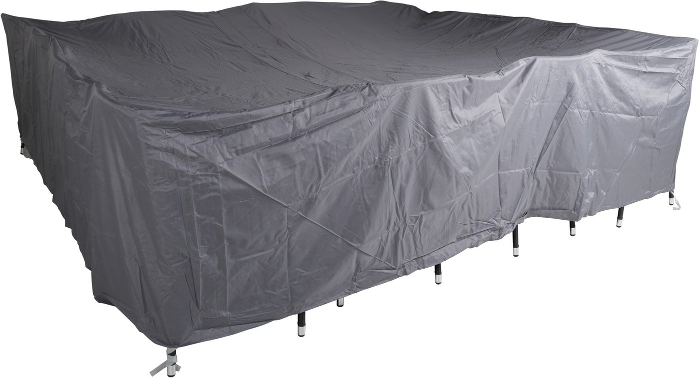 Overtræk til havemøbler Venture Design Patio H86xB220xL220 cm grå polyester Grå