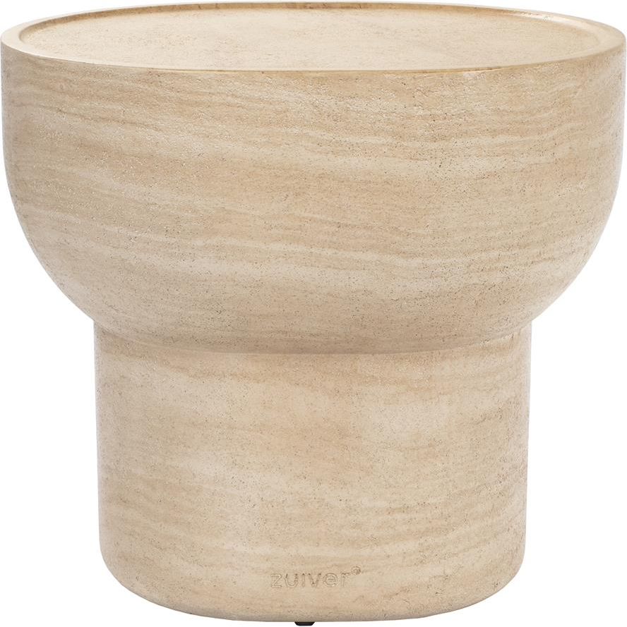 Sidebord Zuiver Noble stenlysgrå beton 50x42x46 cm Stenlysgrå